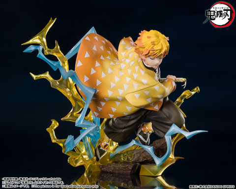 鬼滅の刃 善逸 フィギュア Kotobukiya 中古】(本体A/箱B)ARTFX J 鬼滅の刃 我妻善逸 1/8 完成品