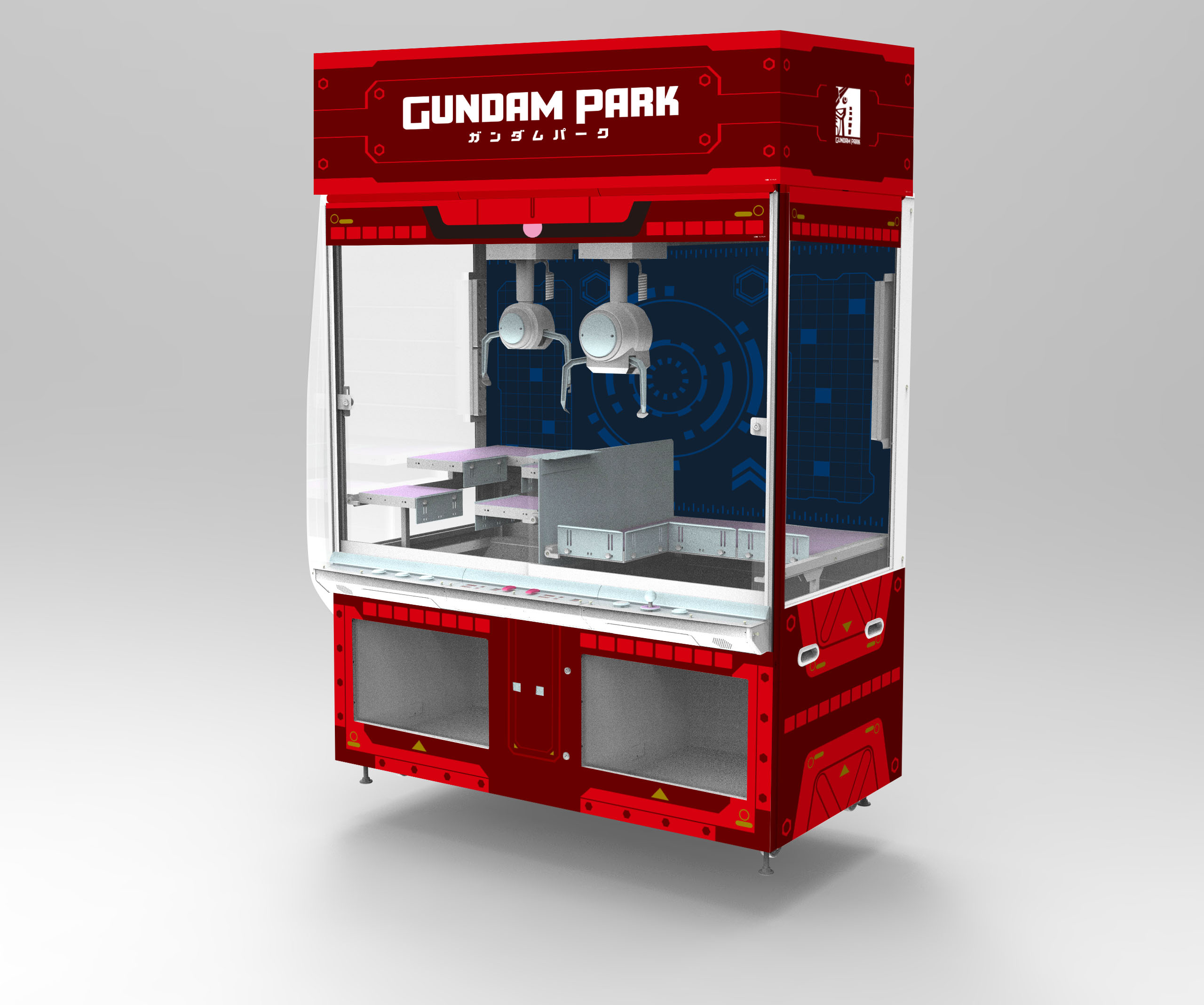 クレーンゲーム機「ららぽーと福岡専用クレナハイブリット」シャア