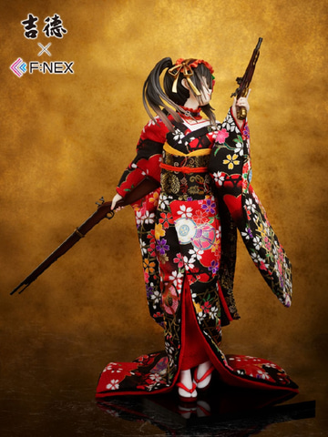 吉徳×F:NEX 時崎狂三 日本人形フィギュア F:NEX(フェネクス) / デート・ア・ライブⅣ 吉徳×F:NEX 時崎狂三