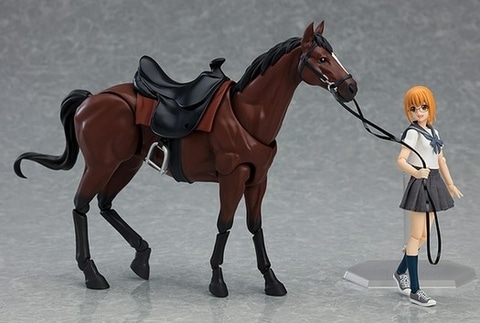 figmaを騎乗できるフィギュア「馬」4種登場! 予約開始 - HOBBY Watch