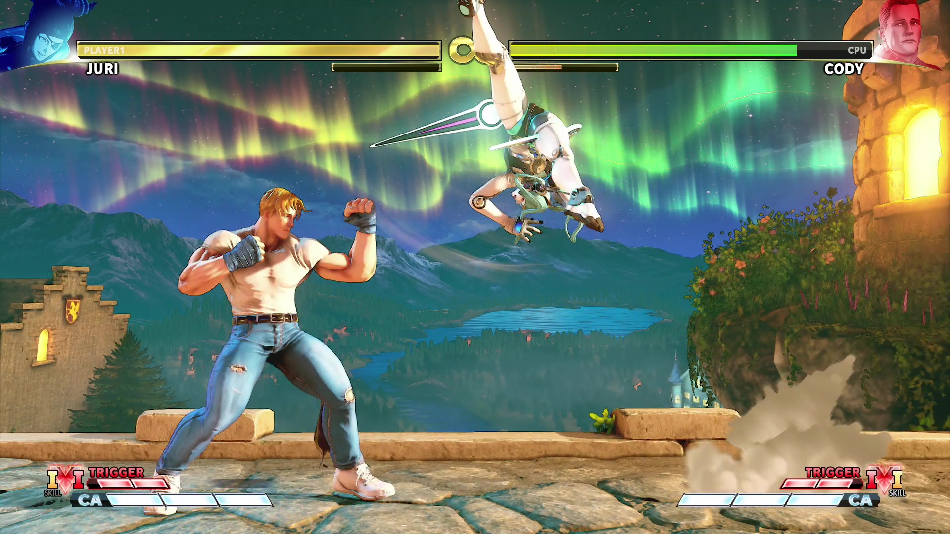 バイオレンスに満ちた、ジュリのアクションもバッチリ再現