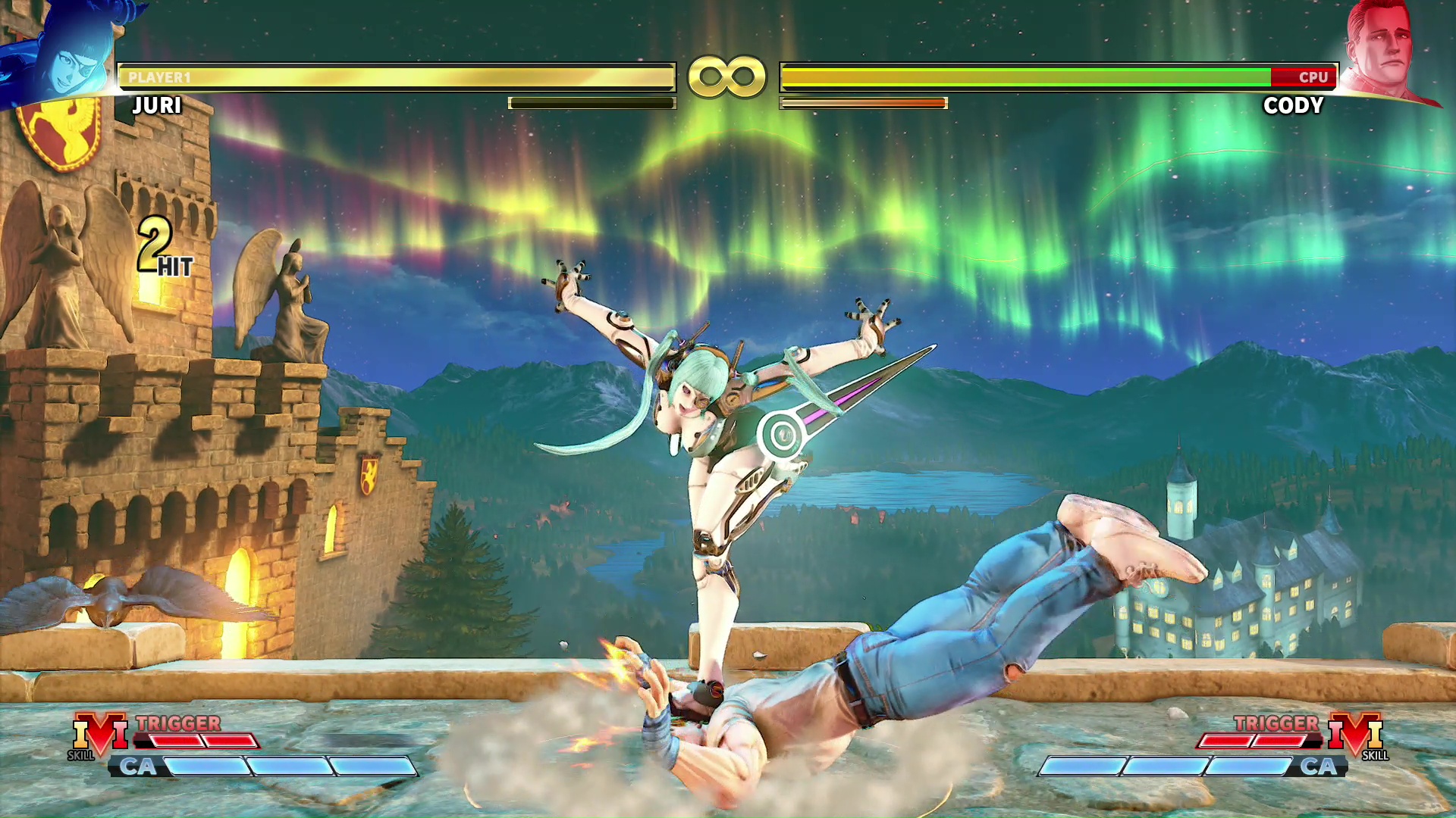 バイオレンスに満ちた、ジュリのアクションもバッチリ再現