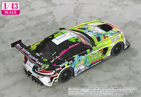 グッドスマイルレーシング、ミニカー「初音ミク AMG 2022 開幕戦Ver