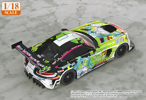 グッドスマイルレーシング、ミニカー「初音ミク AMG 2022 開幕戦Ver