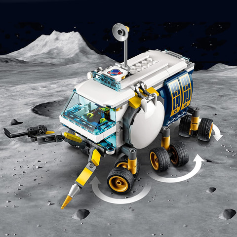 NASAがテーマのブロック「レゴ（LEGO）シティ 月面探査車 60348」が
