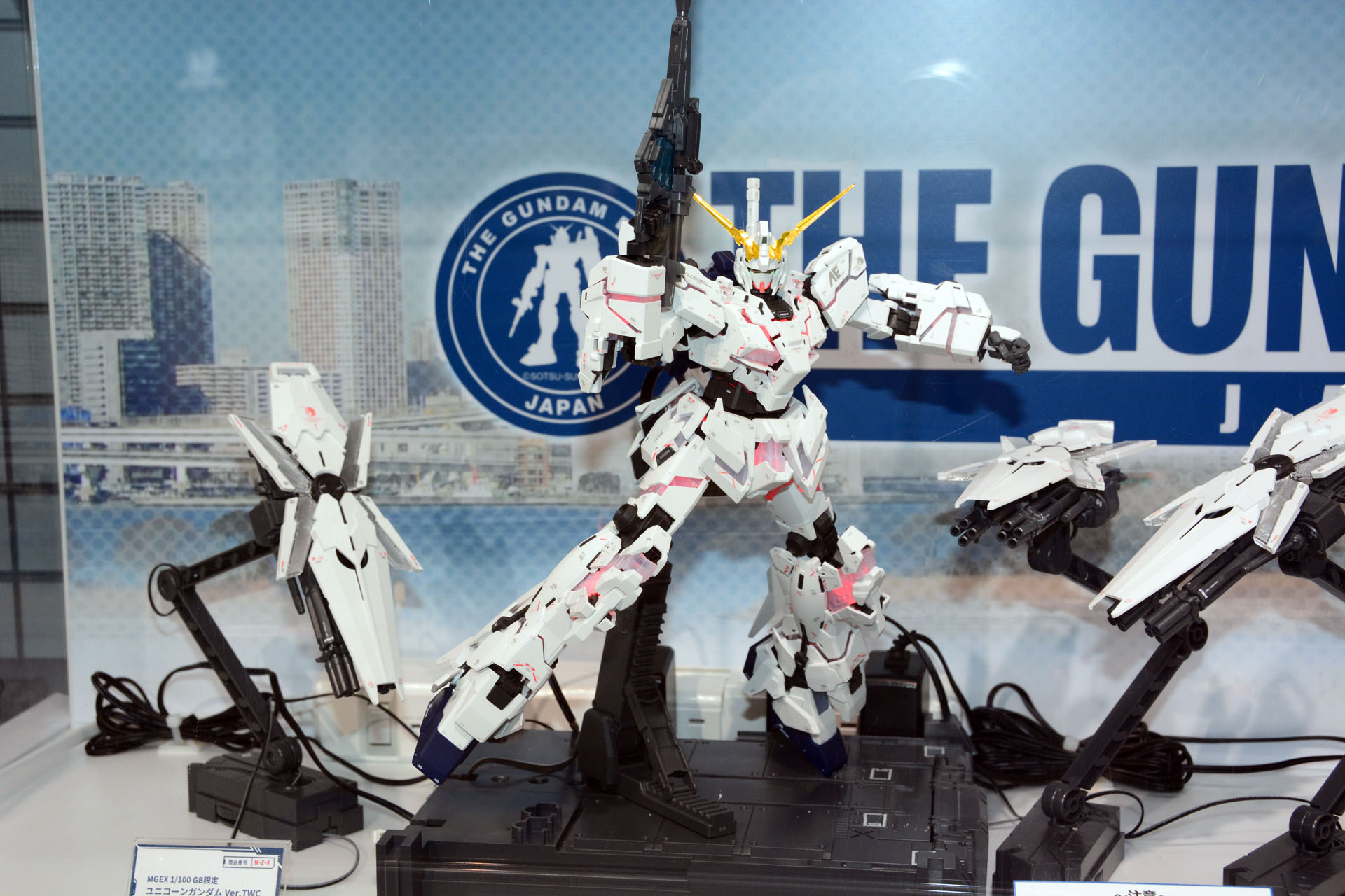 キットのポテンシャルをアピールする展示。スタッフのモデラー技術の高さも伝わってくる