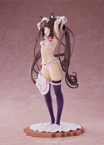 ネコぱら」より着替え中の「ショコラ」と「バニラ」フィギュアが