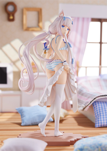 ネコぱら」より着替え中の「ショコラ」と「バニラ」フィギュアが