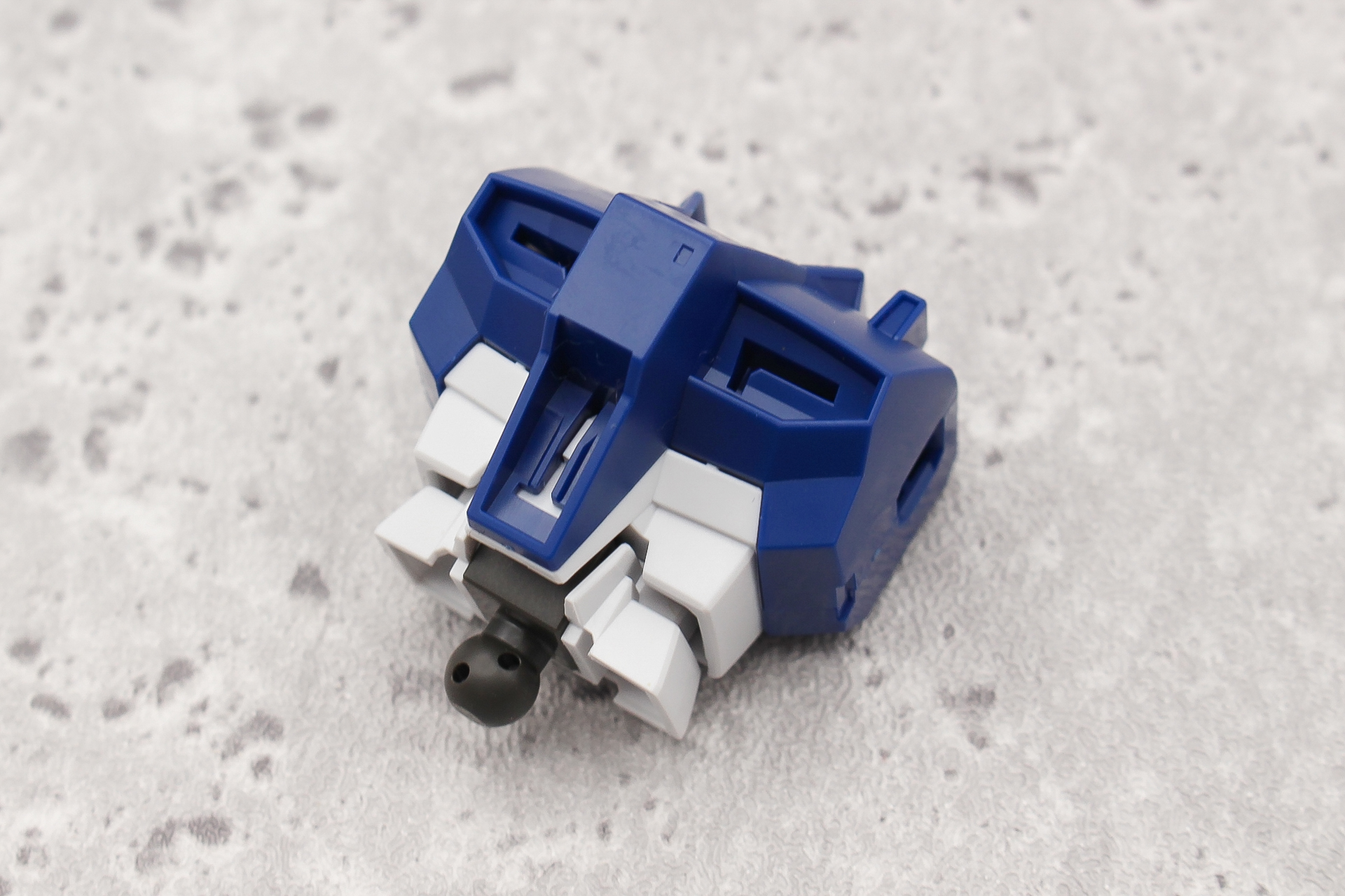 組み立てた胸部を腹部にはめ込む