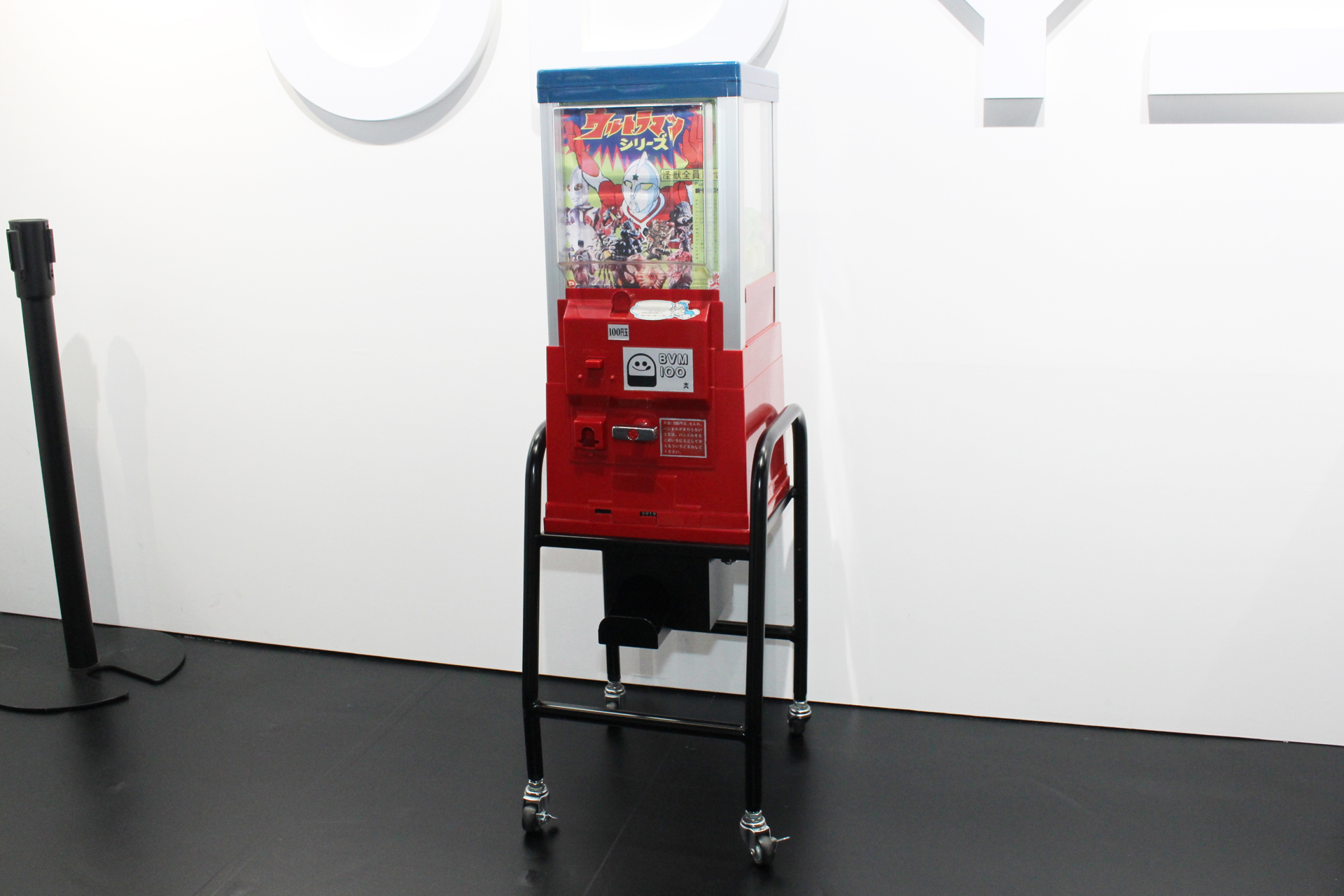 会場に展示されたBVM100の実機。こちらは展示のみとなる