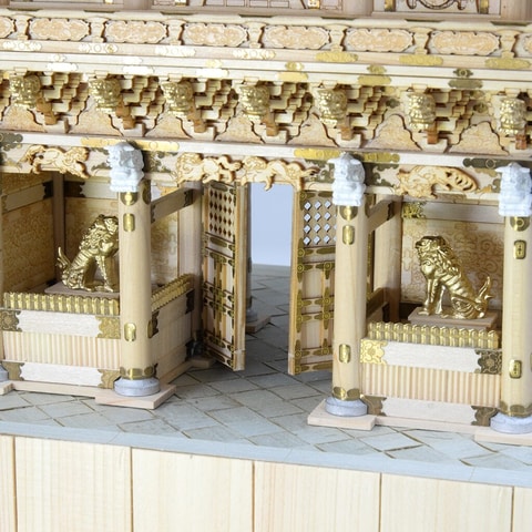 日光東照宮　陽明門　木製模型 伝統的デザイン 日光東照宮 陽明門 木製模型 伝統的デザイン Wooden Art kigumi