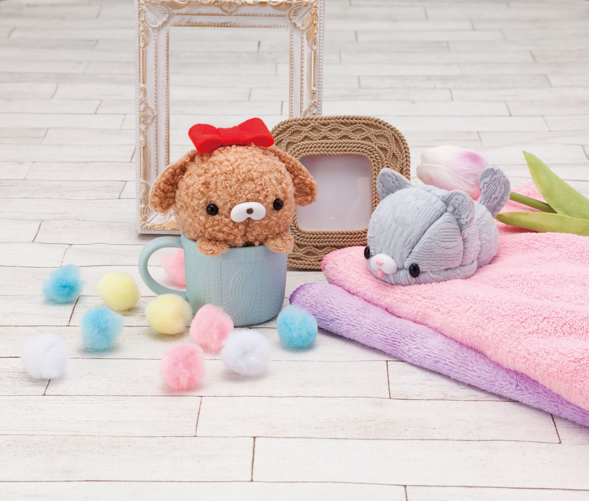 様々な布を使ってアレンジ