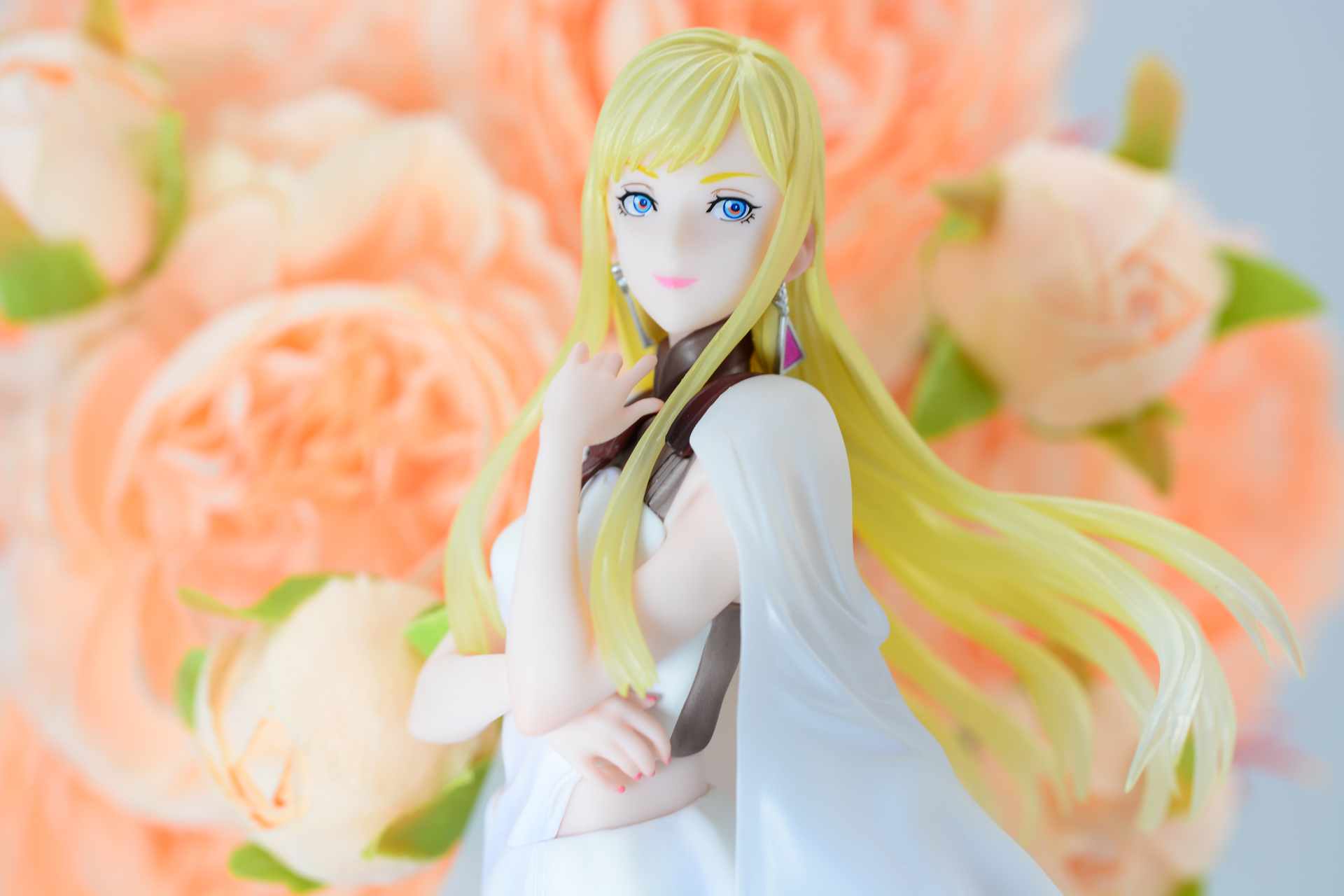 カーネーションをバックに一気に華やかな雰囲気に