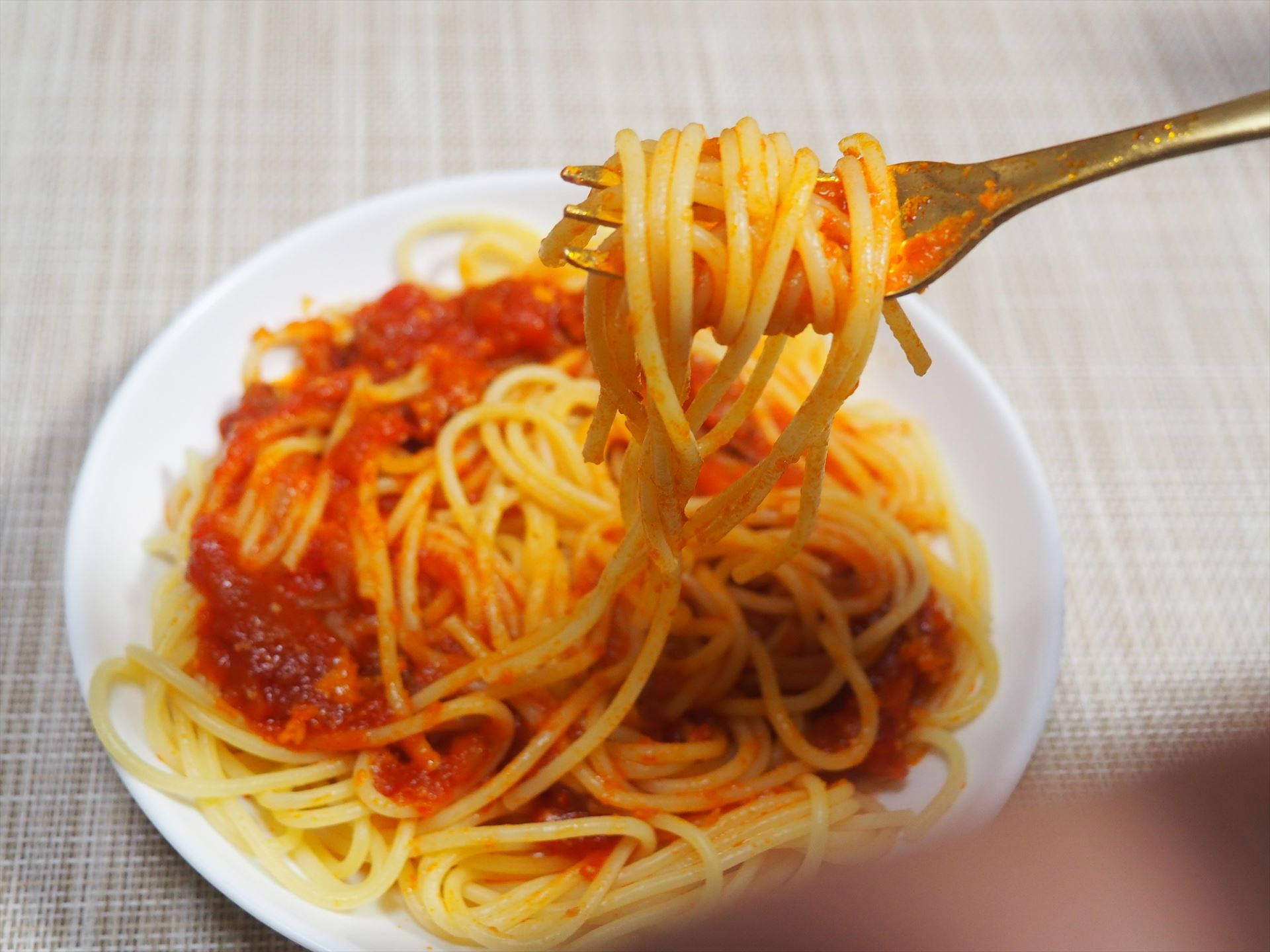 まるで専門店で食べるスパゲッティのようだった