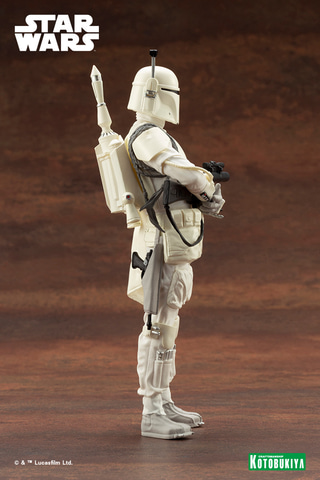 スター・ウォーズ」に登場するボバ・フェットのホワイトカラー