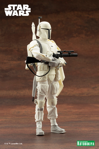 スター・ウォーズ」に登場するボバ・フェットのホワイトカラー