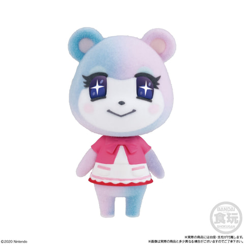 あつまれ どうぶつの森」の食玩フロッキードール「ともだちどー