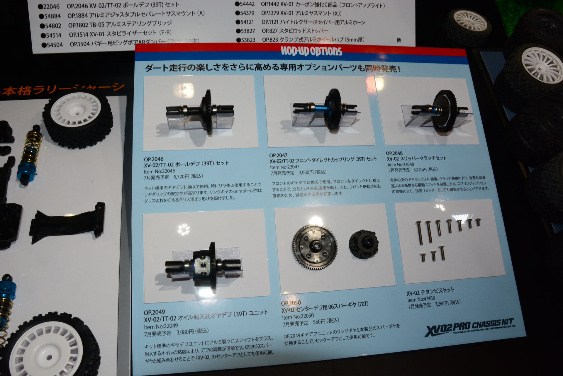 今回の注目点が中央のギアボックス。オプションでセンターデフを搭載すると、前後の回転数の差を活かせるようになる