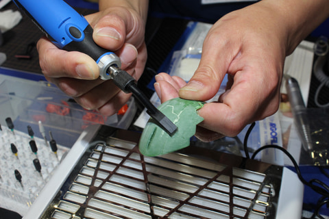 静岡ホビーショー】アルゴファイルジャパンのハンディ電動研磨機が