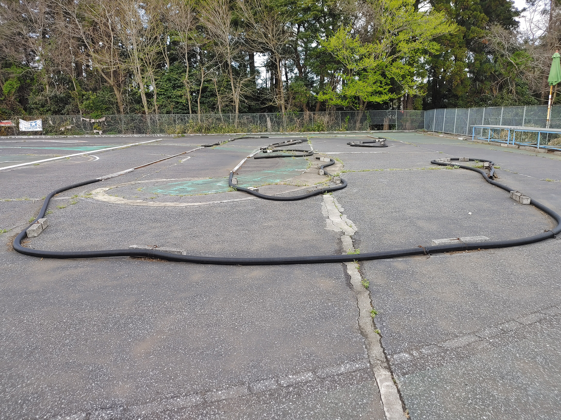 練習を行った「新北総サーキット」初心者コース