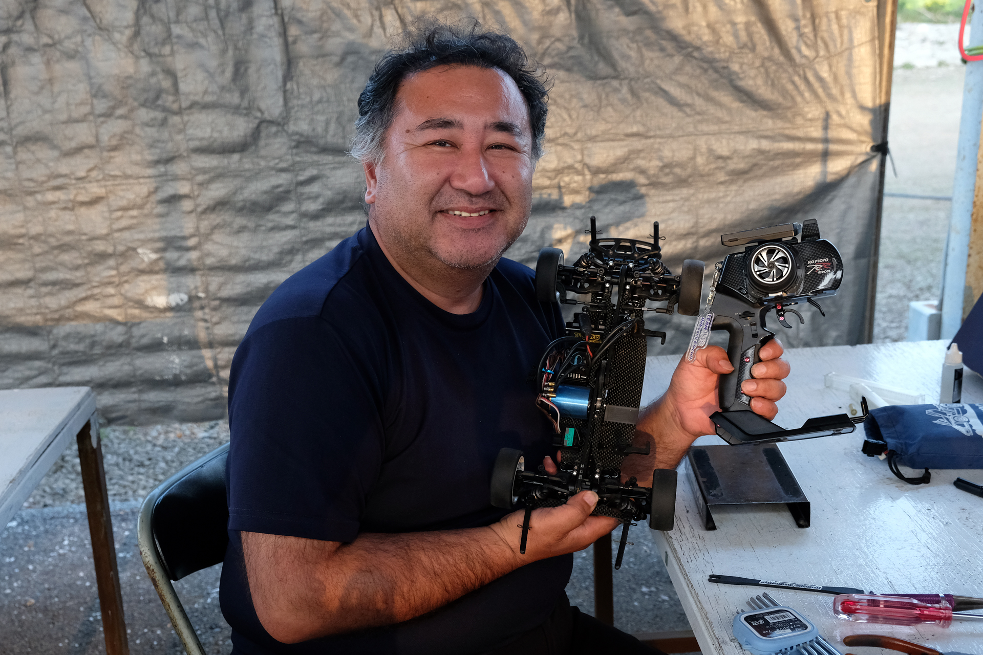 新北総サーキット常連の石川氏。管理人の小暮氏とは10年以上親交があるとのこと