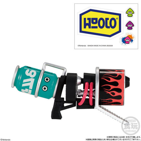 【新品・箱付き】スプラトゥーン ブキコレクション イカす復刻版withステッカー 食玩「スプラトゥーン ブキコレクション イカす復刻版with