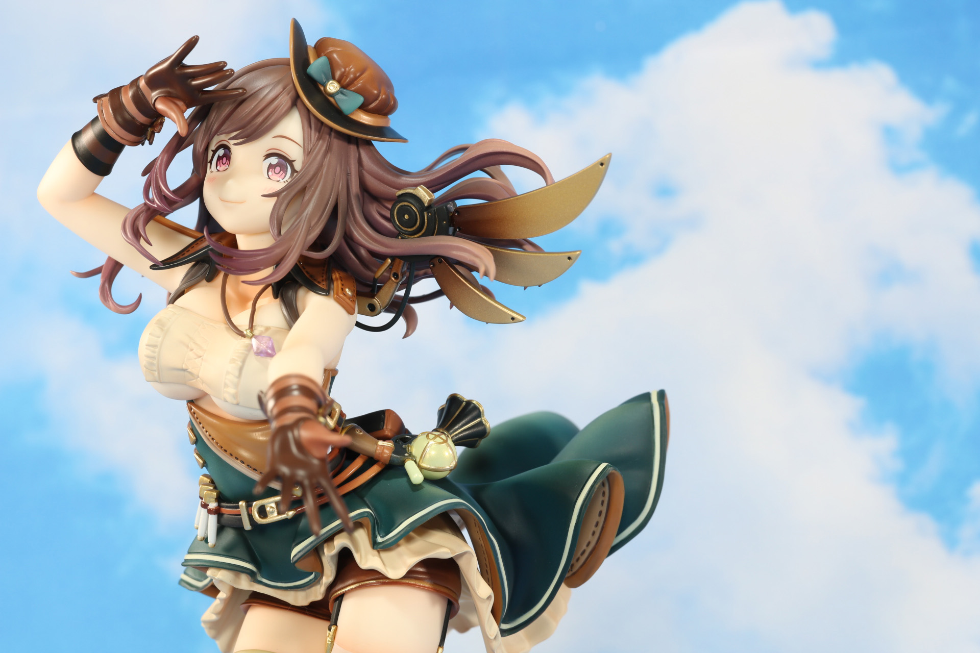 雲をバックにすれば、爽快感抜群