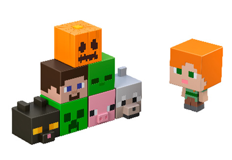 ヘッド部分を積み重ねて創造できる！ 「マインクラフト モブ