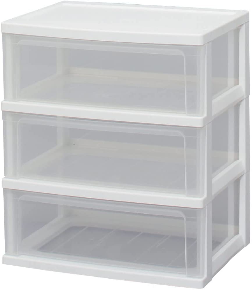 アイリスオーヤマ・3段ワイドチェスト