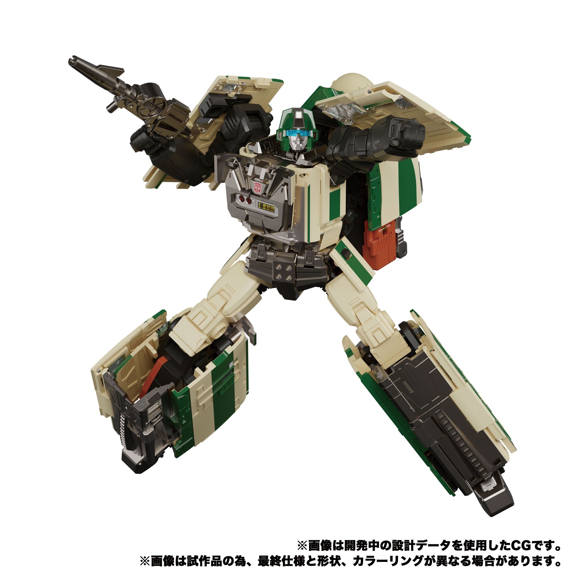「MPG-03 トレインボットユキカゼ」以外は別売りです