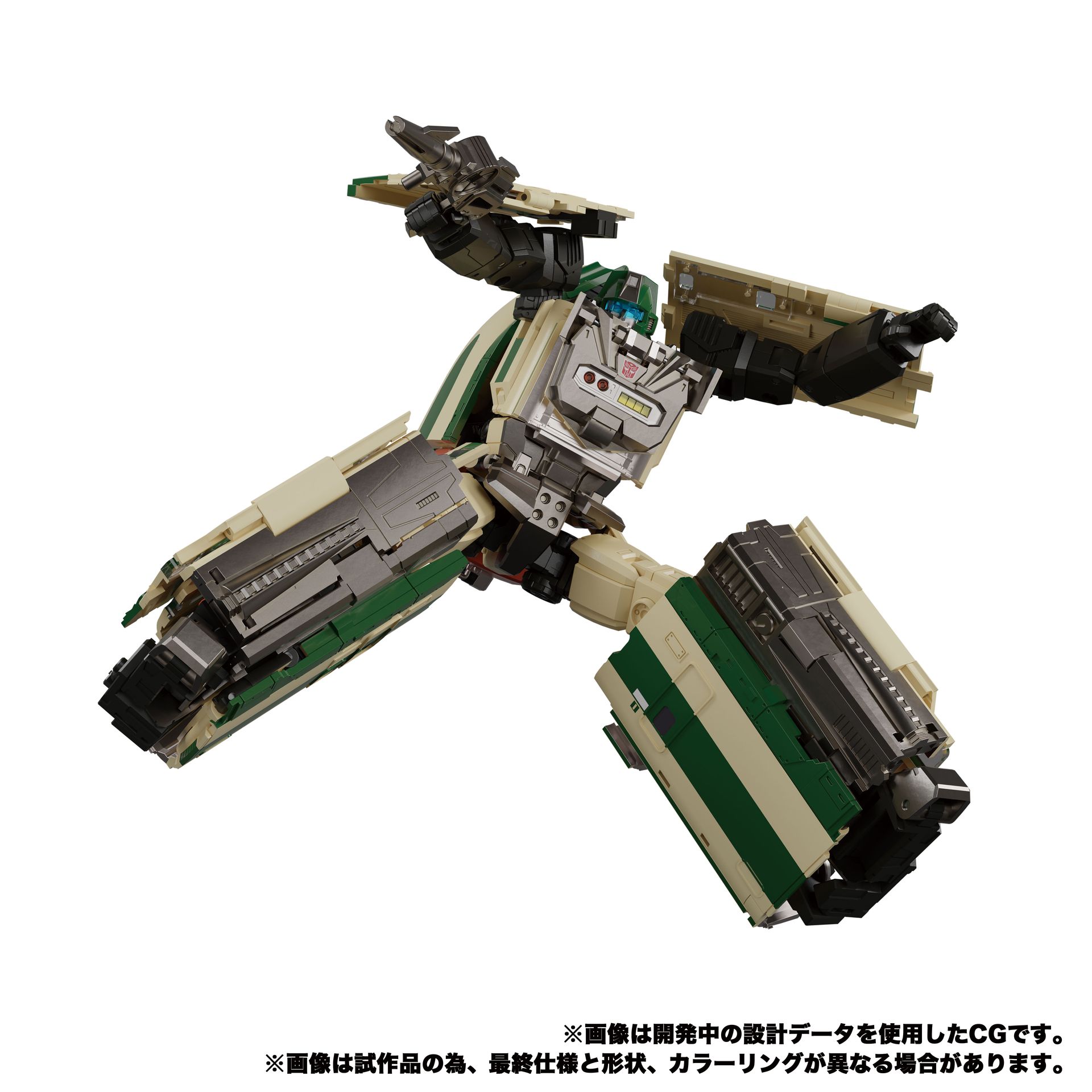「MPG-03 トレインボットユキカゼ」以外は別売りです