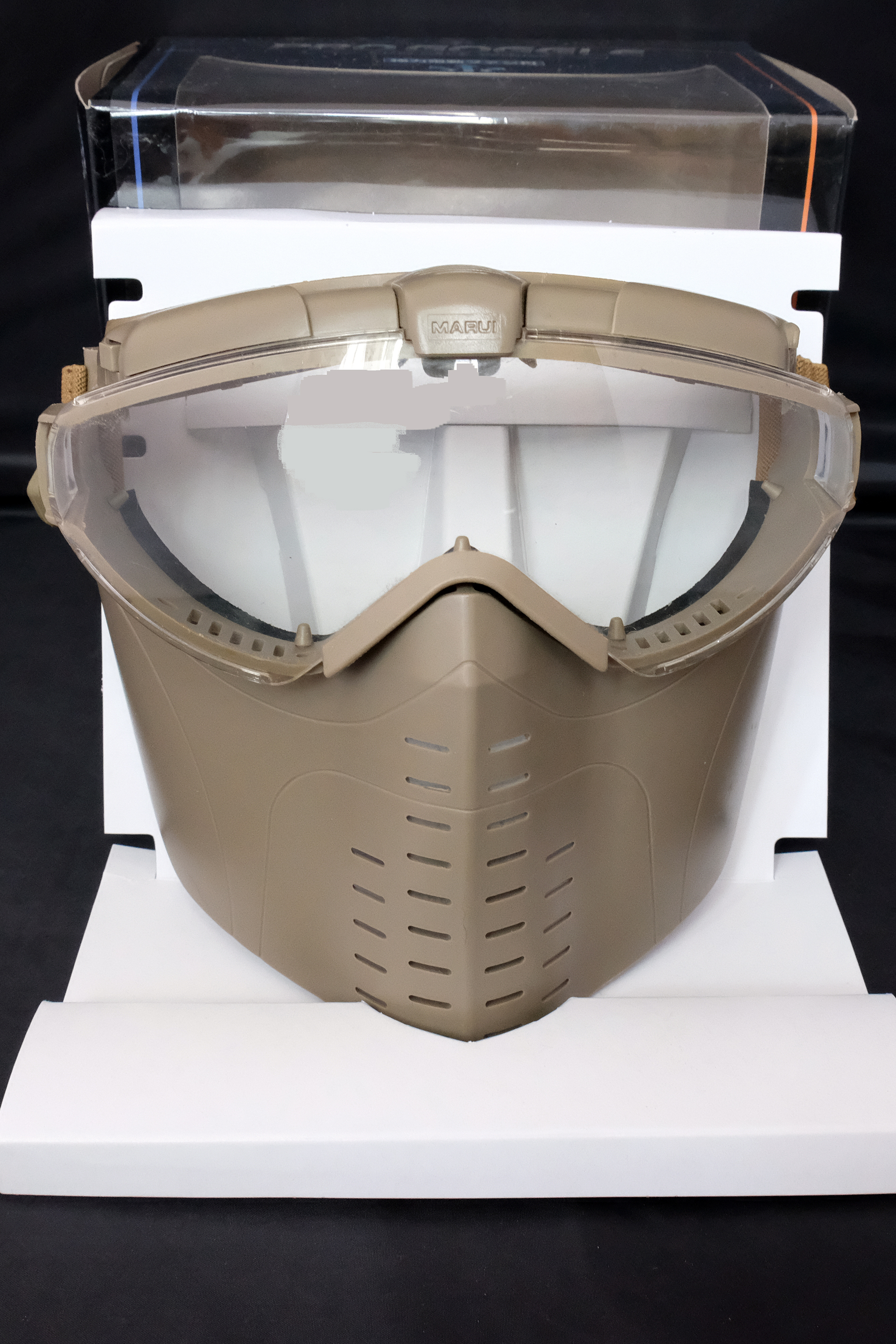 筆者が愛用している東京マルイ「プロゴーグル コヨーテブラウン」