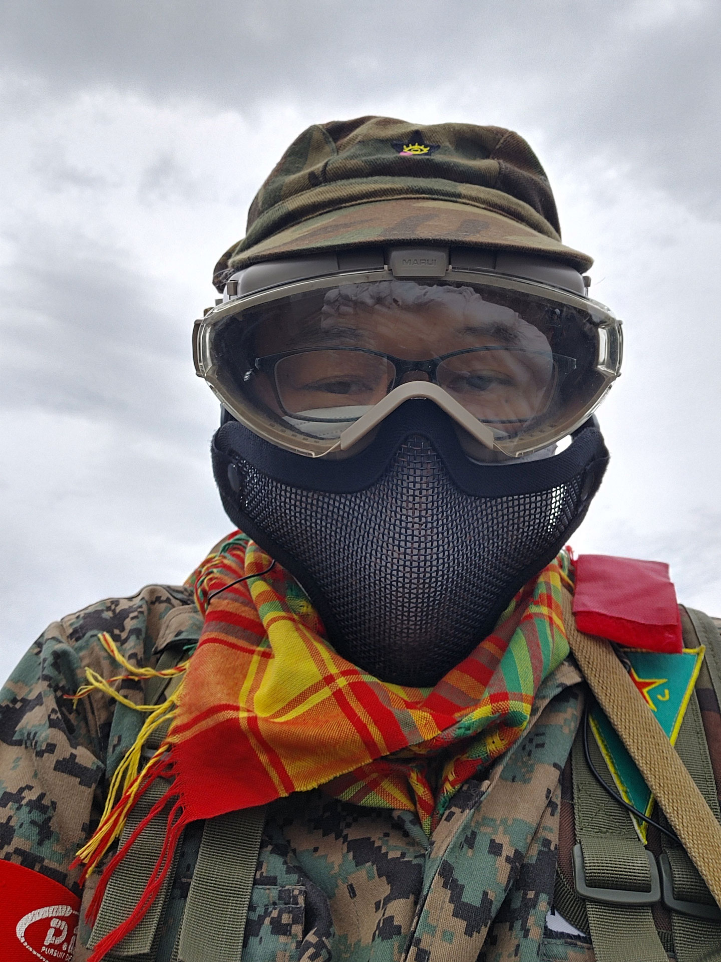 眼鏡をかけてもゴーグル内に余裕がある