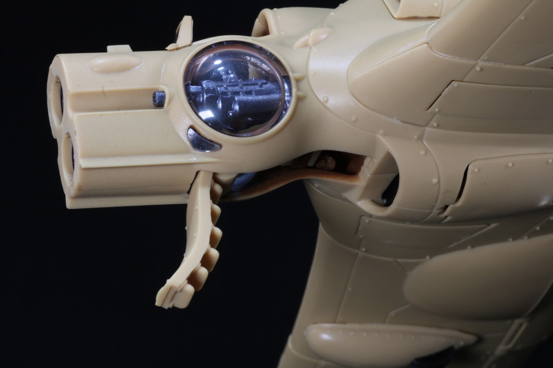 前部操縦席のタラップ展開