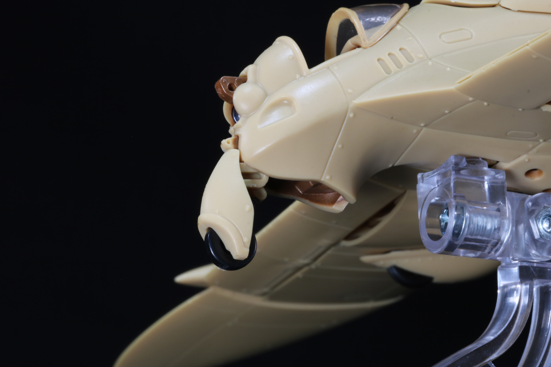 後部車輪の展開