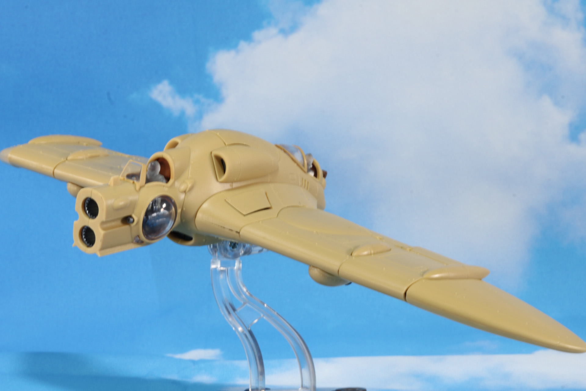 大空を舞う鳥のように優雅な飛行表現