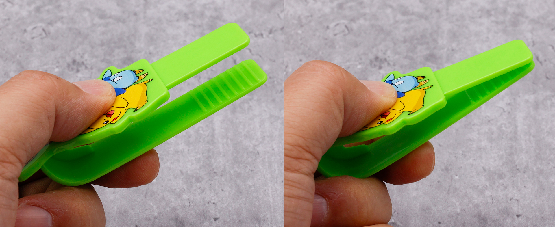 ポケモンたちの絵が描かれたあたりを抑えることで、ものをつまむことができる