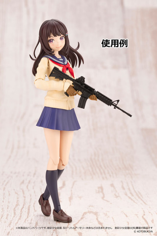 プラモパーツ 創彩少女庭園用タクティカルグローブ 2種予約開始 リトルアーモリー の銃火器を持たせタクティカルなポーズを可能に Hobby Watch