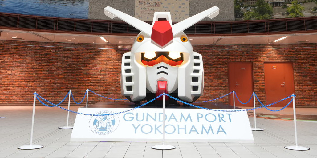 1/1 ガンダムヘッドと 2m ガンダム立像が登場（MARK IS みなとみらい&みなとみらい線）