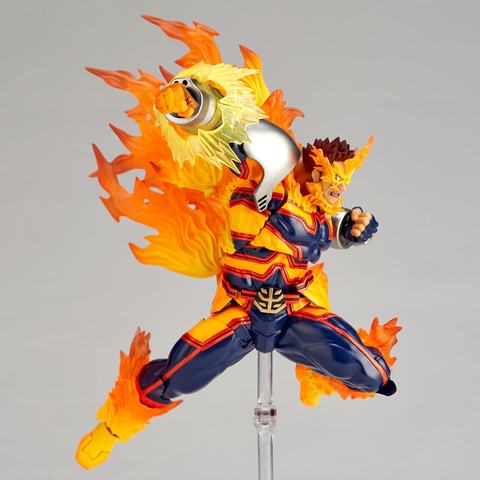 僕のヒーローアカデミア 炎のヒーロー フィギュア ヒロアカ」、ベテランヒーロー「エンデヴァー」が可動フィギュア