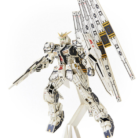 紙製ガンダム、行きます！ 紙製立体パズル「si-gu-mi PRO