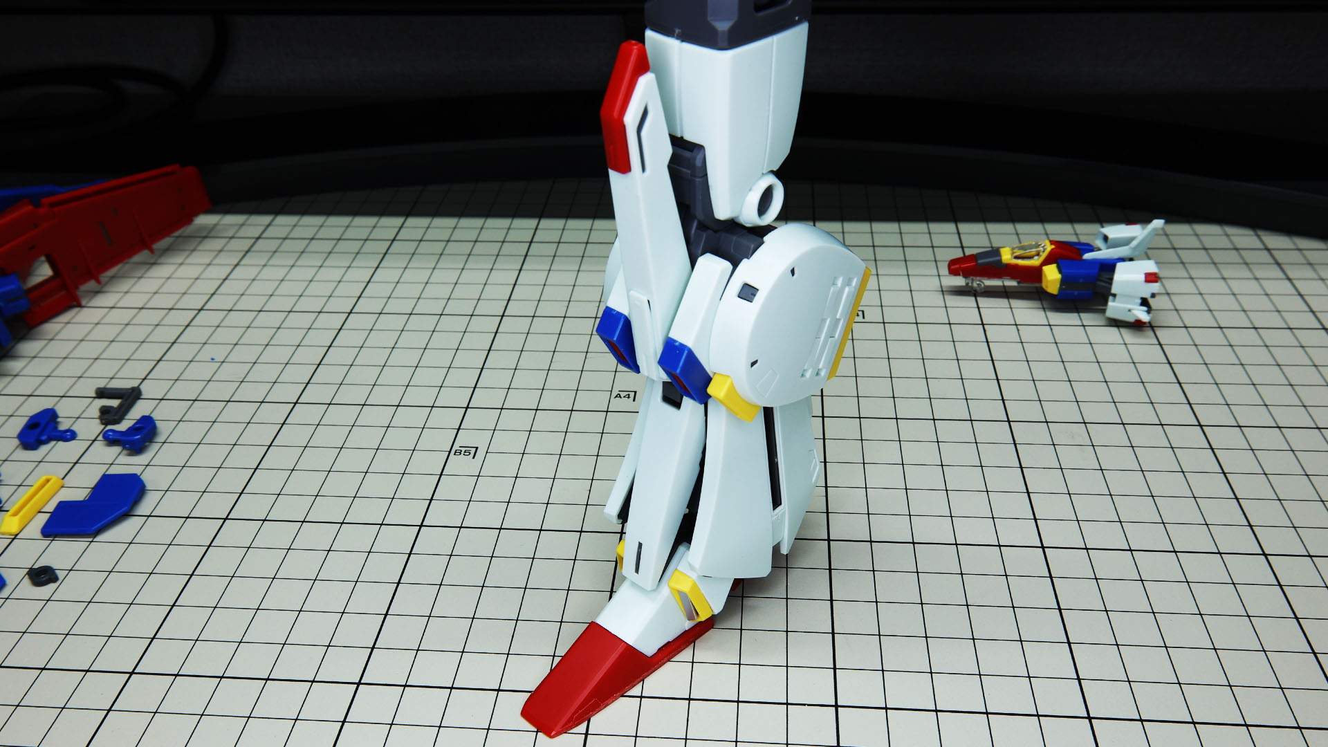 これで脚部本体が出来上がります