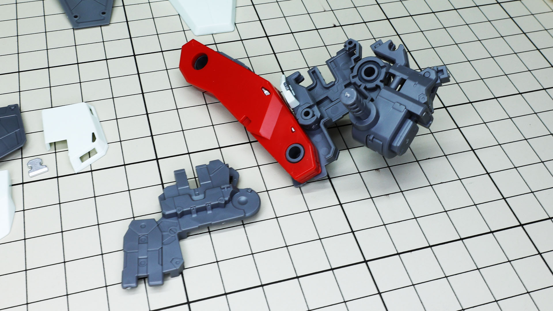 赤い支柱の存在感がすごいです。まるでしっぽのようでもあります