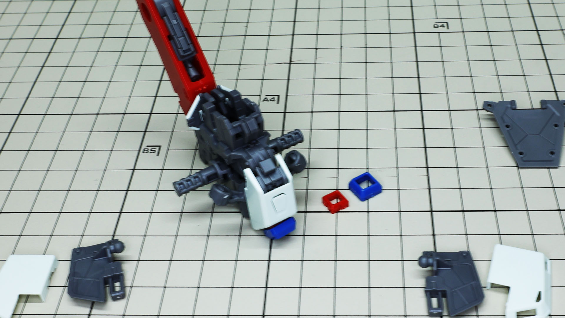 フンドシの上下のノズルもレッドとブルーでティテーリング！