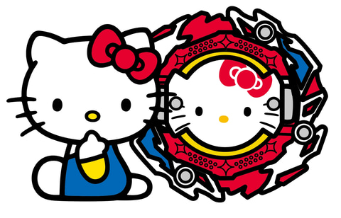 ハローキティ×ベイブレードバースト！ 「ベイバサダー」就任記念ベイ9