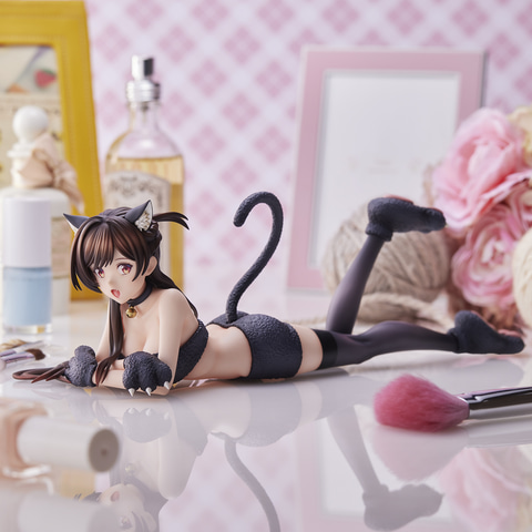 彼女、お借りします」、水原千鶴がモコモコ猫コス姿で立体化！ 予約