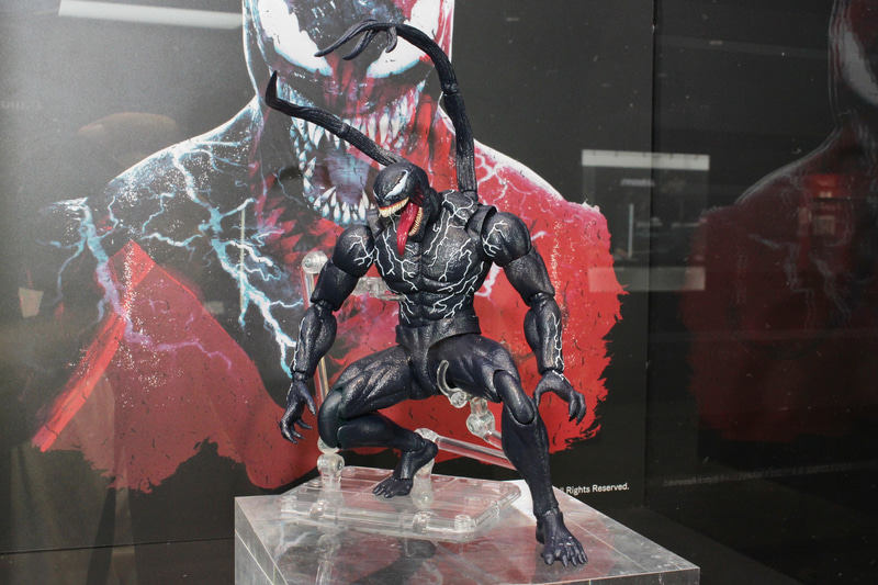 「S.H.Figuarts ヴェノム（ヴェノム/レット・ゼア・ビー・カーネイジ）」。参考出品。発売日、価格は未定