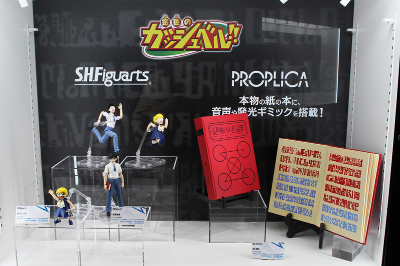 TAMASHII NATIONS STORE TOKYOの「金色のガッシュベル!!」商品展示コーナー