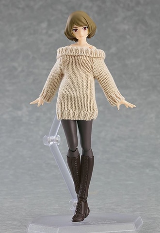 胸元チラリなシチュエーションも Figma 女性body チアキ With オフショルセーターワンピ 予約開始 Hobby Watch 胸元チラリなシチュエーションも Figma 女性body チアキ With オフショルセーターワンピ 予約開始 Hobby Watch