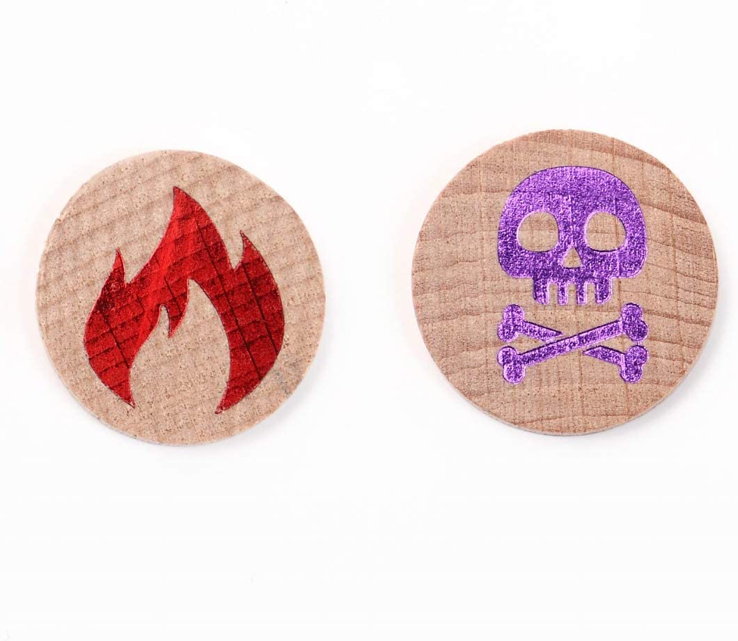 TOYGER どくやけどマーカー 木製 2枚入り